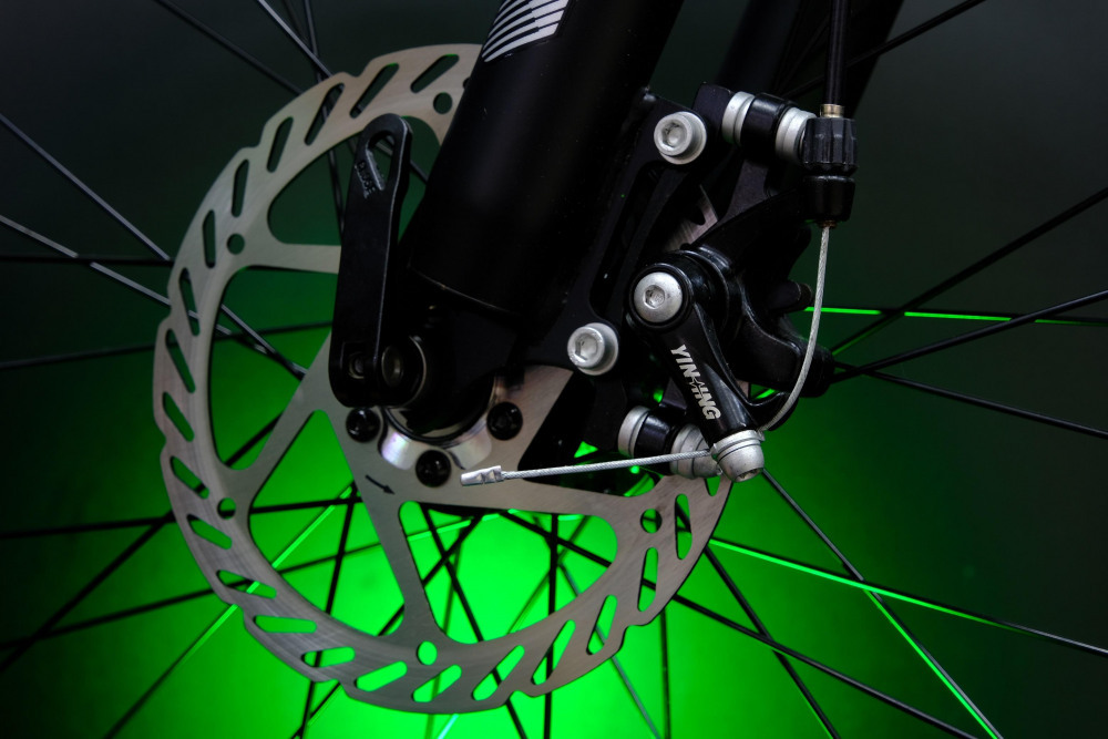 HEAM ALPHA 27,5 Prom Матовый Чёрный/Зелёный рама 17 (на рост 155-173)