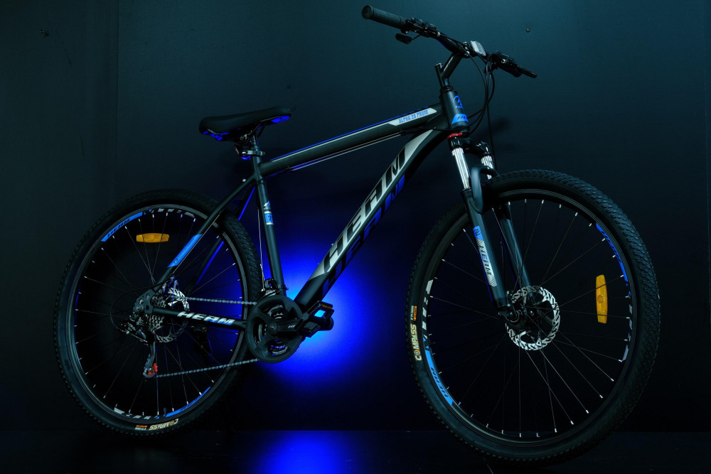 HEAM ALPHA 29 Prom Матовый Чёрный/Синий рама 21 (на рост 183-190)