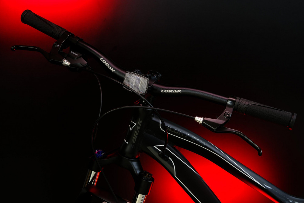 LORAK GLORY 200 8 sp Матовый Чёрный/Белый 19р (на рост 171-182)